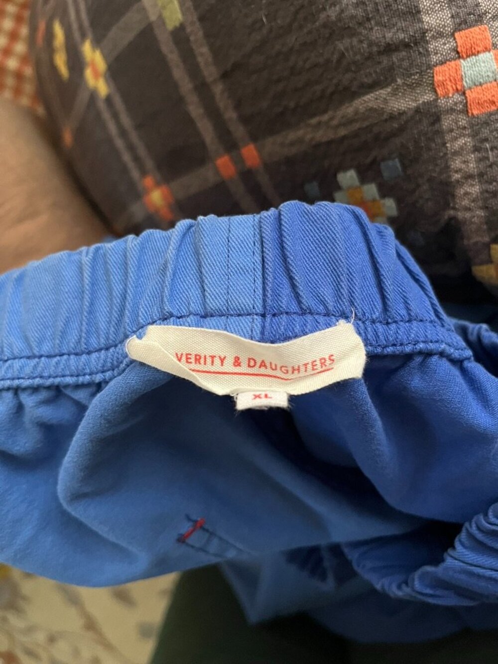 Verity & Daughters JANUS I PANT Colorblock Blue GUC with few tiny flaws XL - Picture 6 of 8